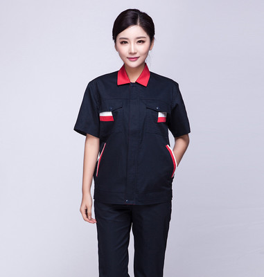 定做长袖工作服厂服春秋套装——汽修劳保服、工程服专业刺绣厂家批发